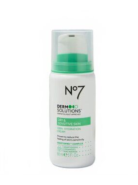 No7 Derm Solutions 100 Hour Hydration Cream for Dry & Sensitive 3oz Moisturizer